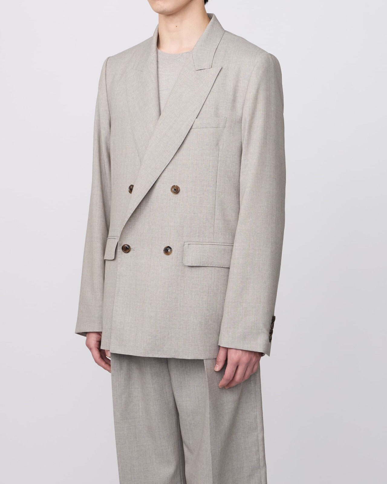 イレニサ メンズ ダブルブレストテイラードジャケット 画像2