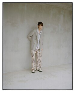 イレニサ メンズ ダブルブレストテイラードジャケット 画像14