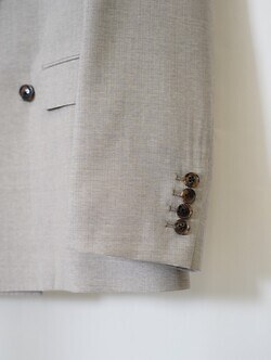 イレニサ メンズ ダブルブレストテイラードジャケット 画像10