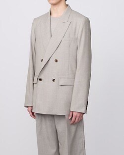 イレニサ メンズ ダブルブレストテイラードジャケット 画像2