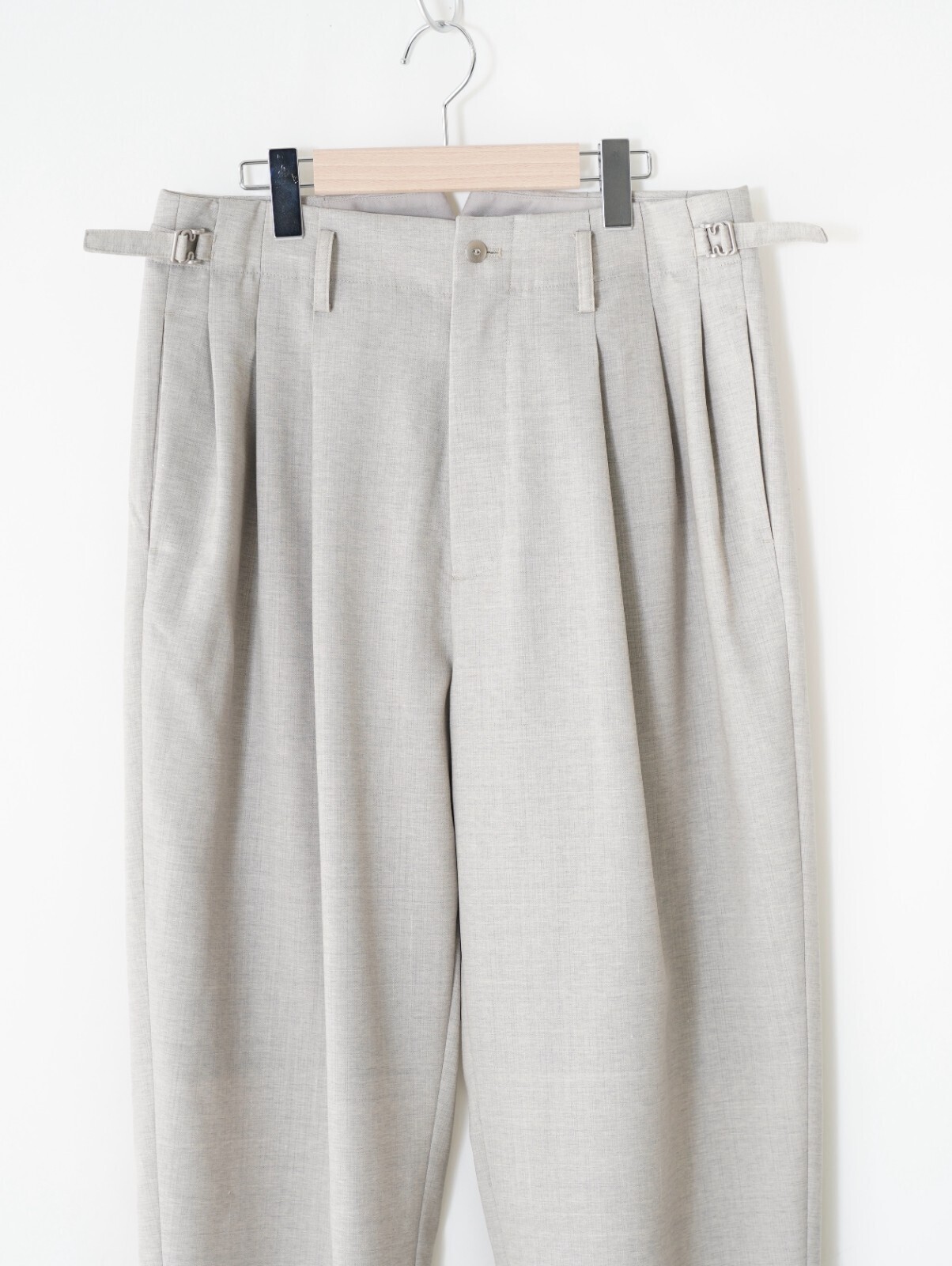 イレニサ メンズ 3タックテーパードパンツ 画像6