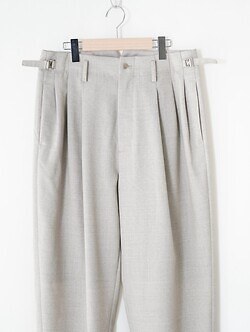 イレニサ メンズ 3タックテーパードパンツ 画像6