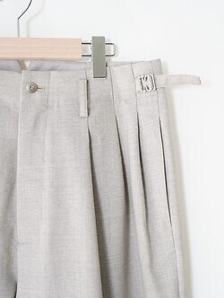 イレニサ メンズ 3タックテーパードパンツ 画像7