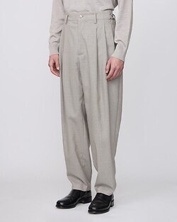 イレニサ メンズ 3タックテーパードパンツ 画像2