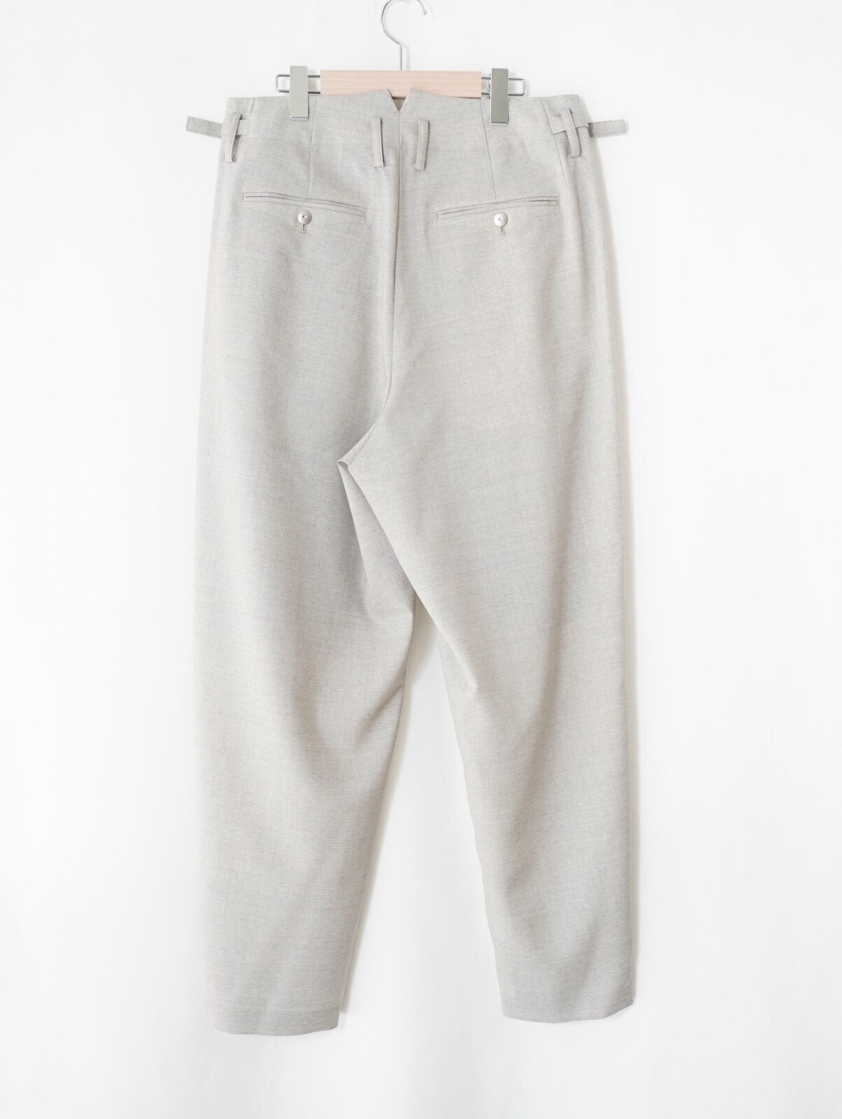 イレニサ メンズ 3タックテーパードパンツ 画像5