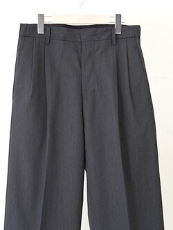 IRENISA 남성 TWO TUCKS WIDE TROUSERS (26SS) 이미지6