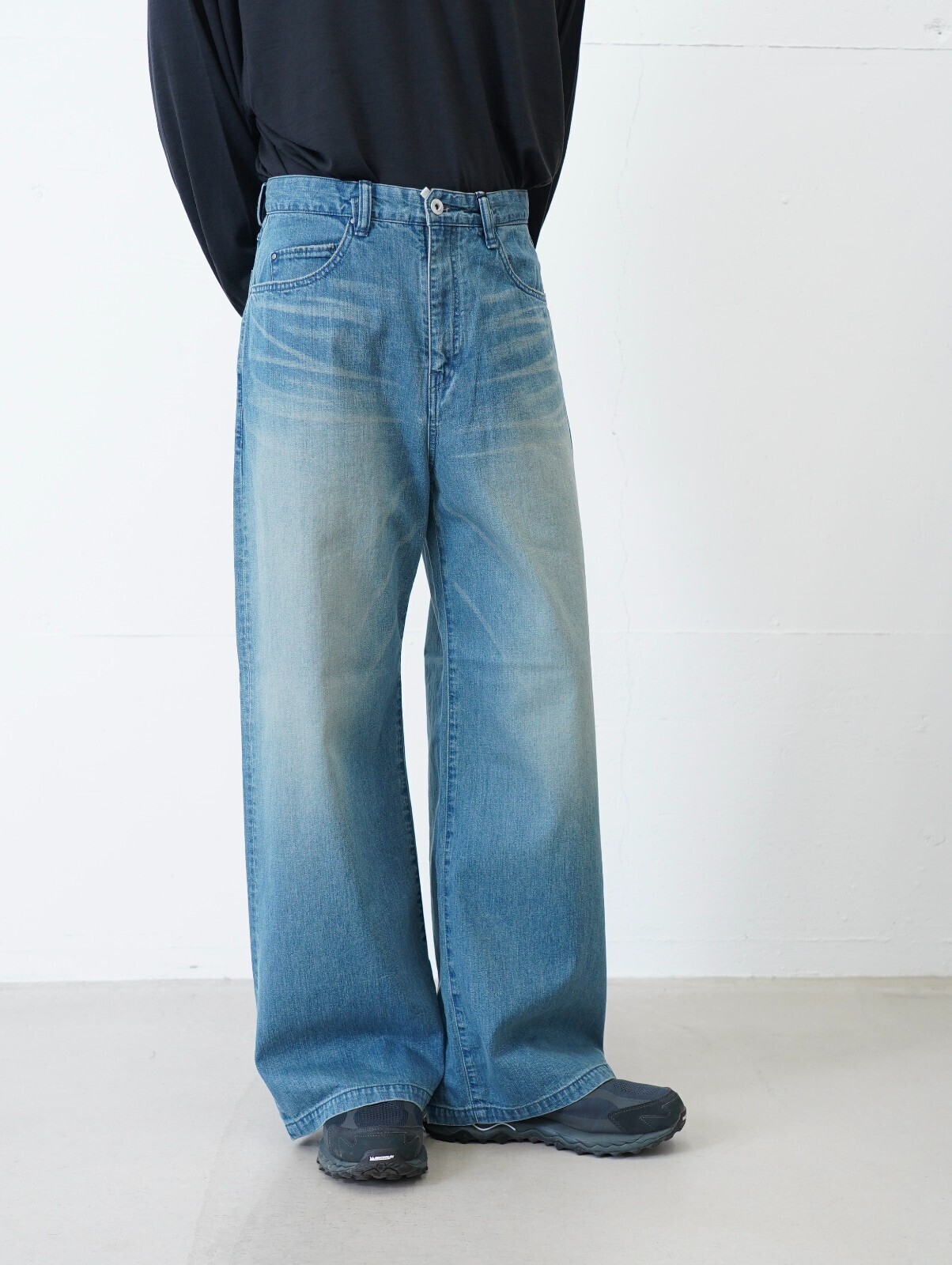 saby 男士 TYPE 3 BAGGY- 11oz Uneven yarn Denim - 图片15