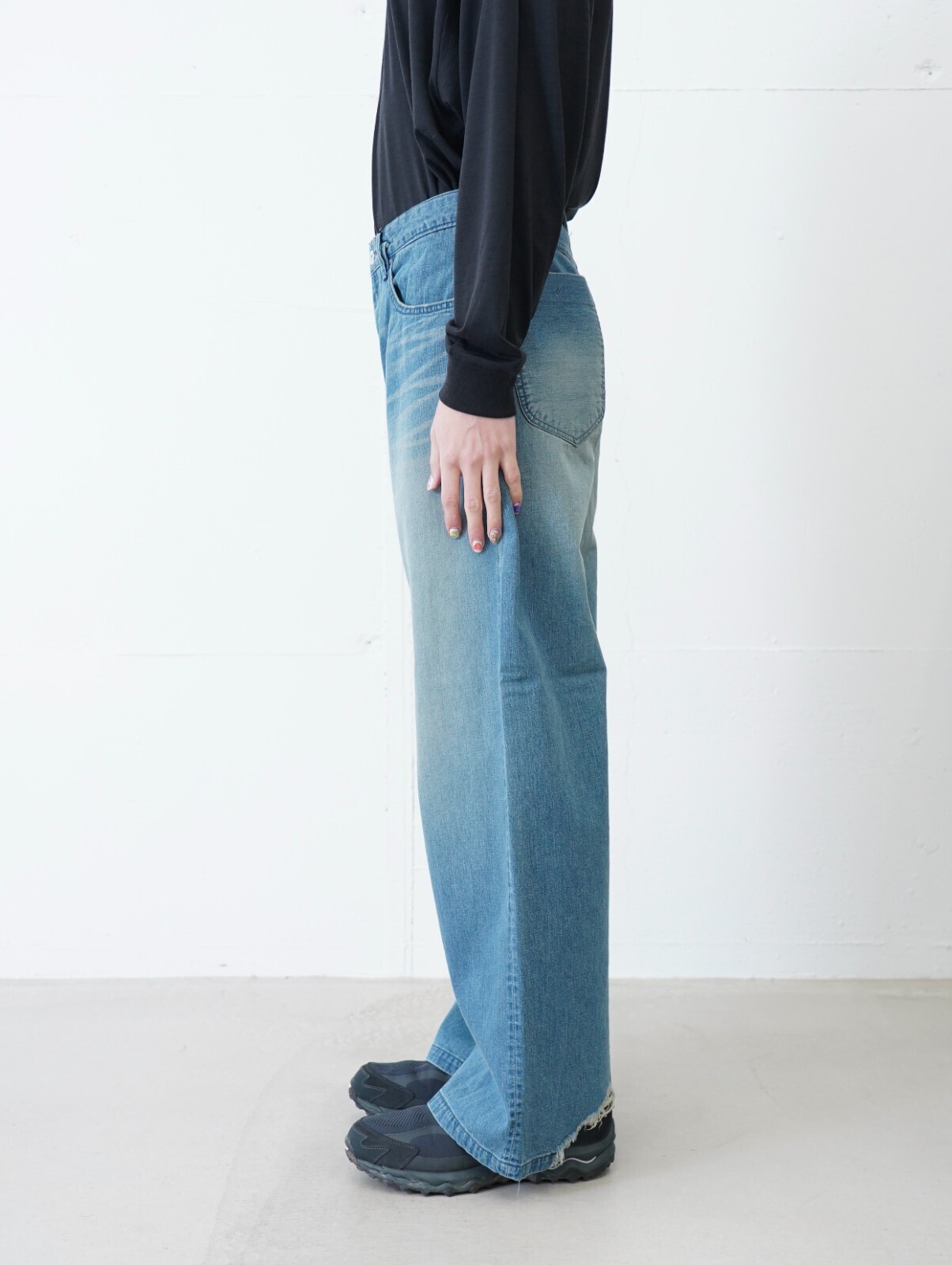 saby 男士 TYPE 3 BAGGY- 11oz Uneven yarn Denim - 图片13