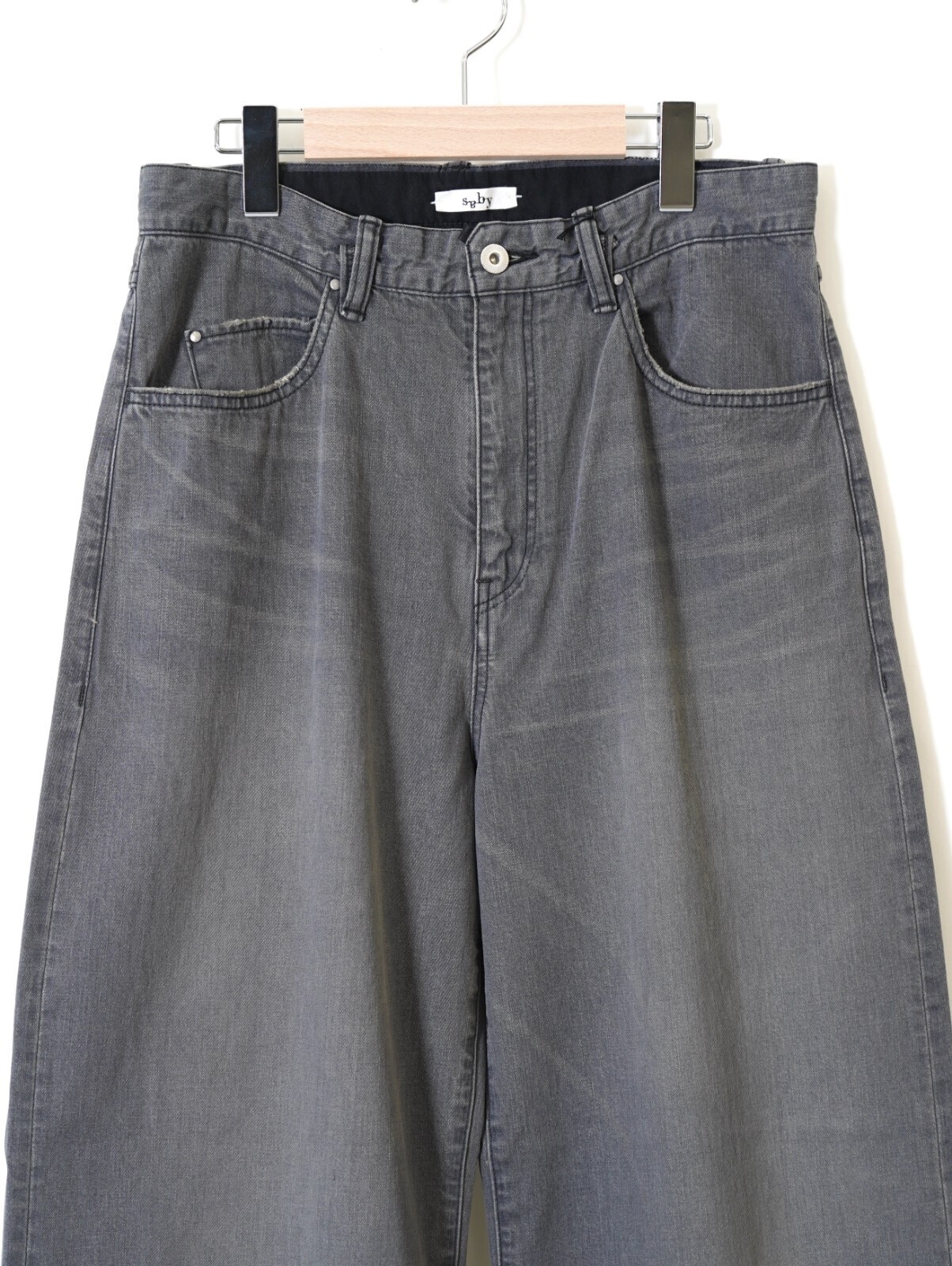 saby 男士 TYPE 3 BAGGY- 11oz Uneven yarn Denim - 图片7