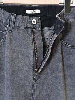 saby 男士 TYPE 3 BAGGY- 11oz Uneven yarn Denim - 图片9