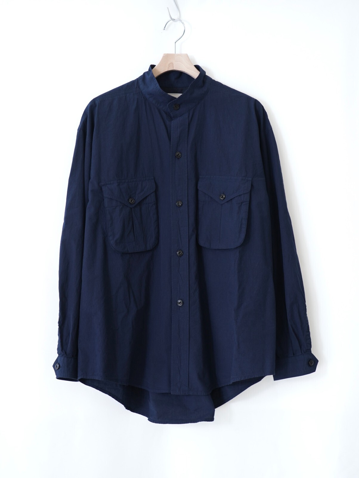 サルト メンズ スタンドカラーオーバーシャツ 画像5