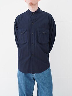 サルト メンズ スタンドカラーオーバーシャツ 画像2