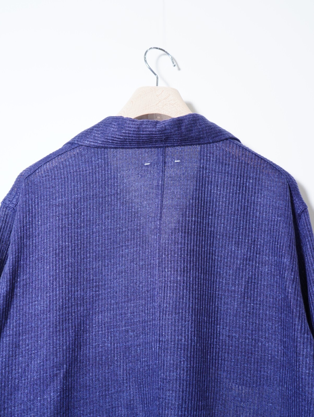 saby 男裝 WORKERS JACKET TYPE S.B - Bishu Japan Linen Mesh Jacquard FAB - 圖片6