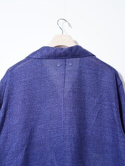 saby 男裝 WORKERS JACKET TYPE S.B - Bishu Japan Linen Mesh Jacquard FAB - 圖片6