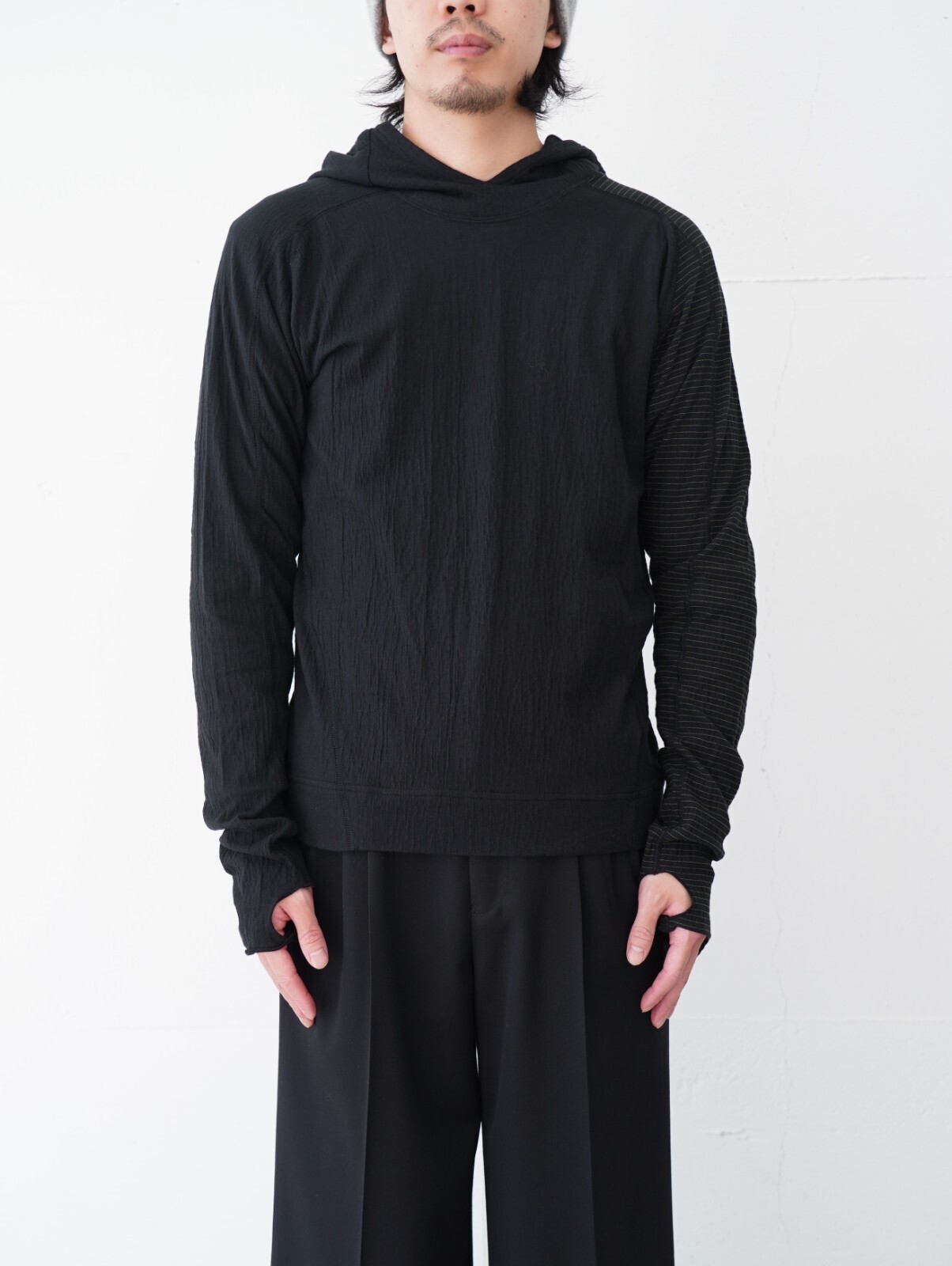 JIAN YE 男裝 GUAI HOOD LON T 圖片2