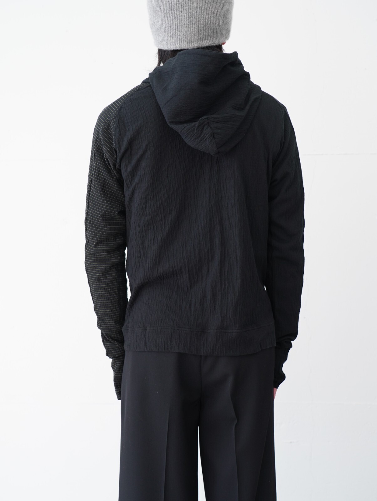 JIAN YE 男裝 GUAI HOOD LON T 圖片4