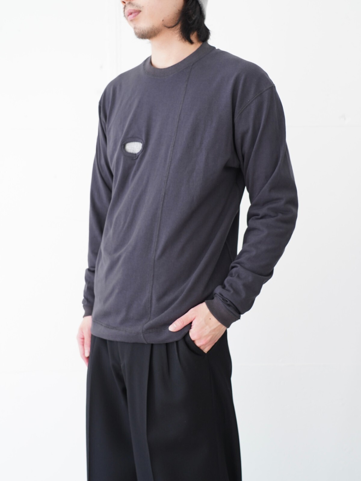 JIAN YE 男裝 GUAI EYE LS T 圖片1