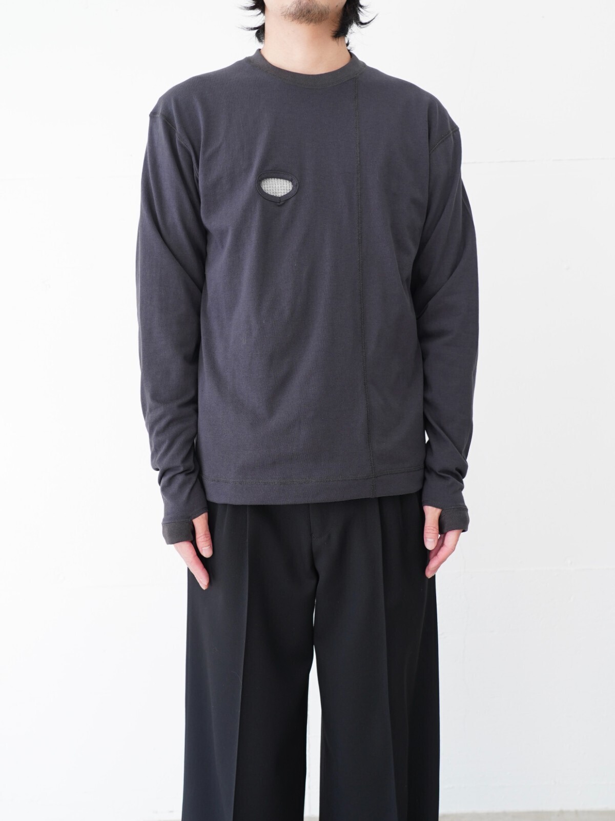 JIAN YE 男裝 GUAI EYE LS T 圖片2