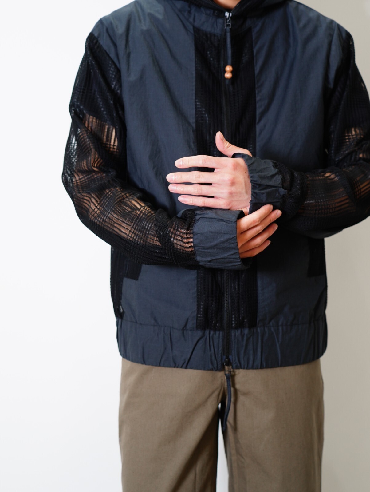 JIAN YE MENS LACE MONSTER HOOD IMAGE11