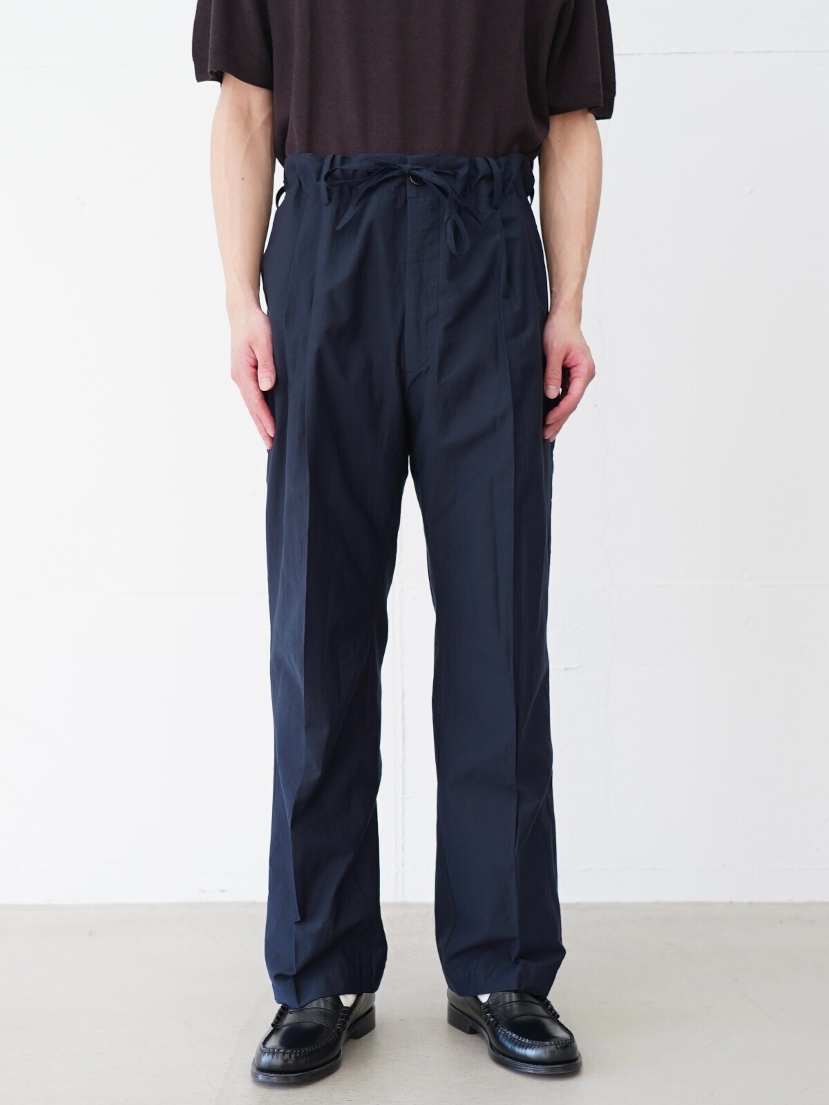 FUJI 남성 COTTON SILK BELTLESS PANTS 이미지2