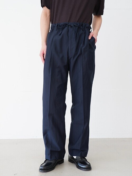 COTTON SILK BELTLESS PANTS｜FUJI 남성