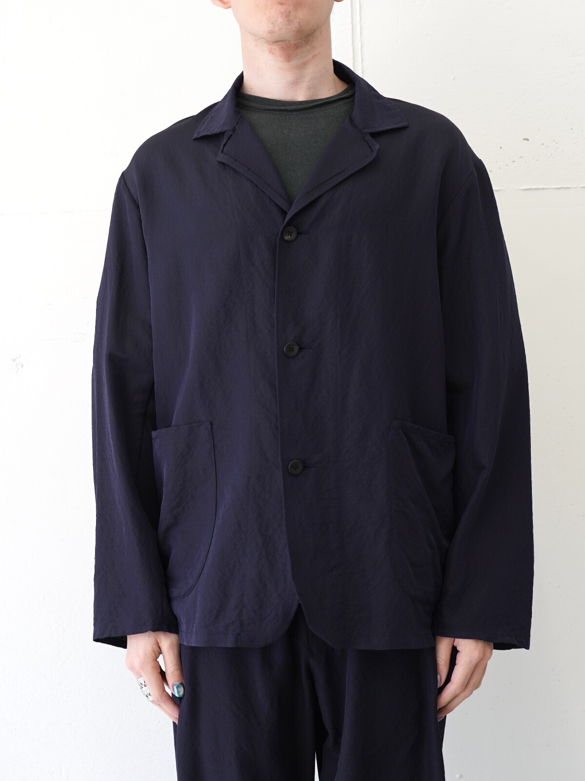 ULTERIOR 男裝 WASHED WOOL SILK TWILL JKT 圖片2