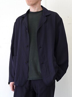 ULTERIOR 男裝 WASHED WOOL SILK TWILL JKT 圖片5