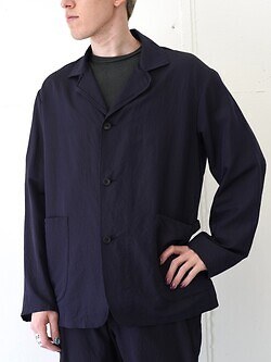 ULTERIOR 男裝 WASHED WOOL SILK TWILL JKT 圖片1