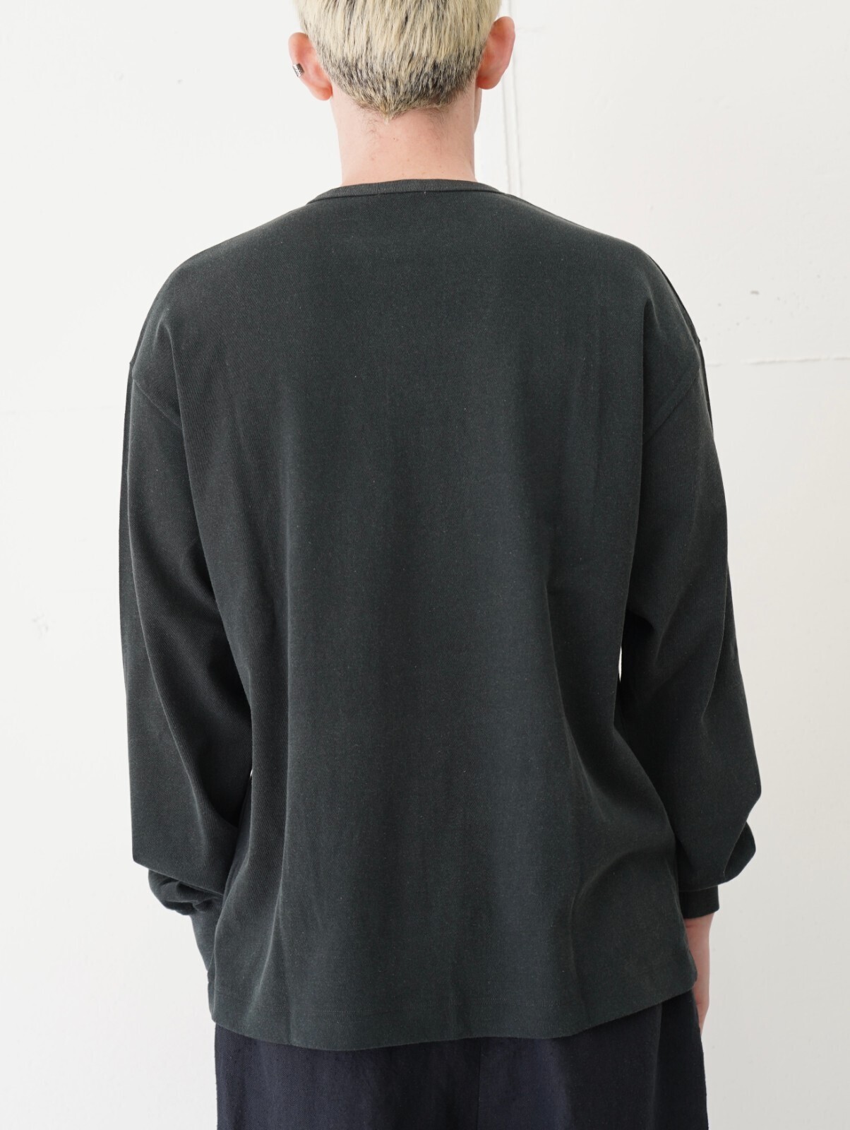 ULTERIOR 男士 FADED TWIST TENJIKU HENLEY-NECK TOP 圖片4