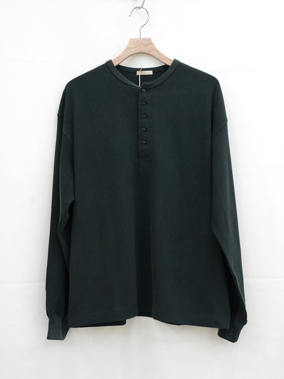 ULTERIOR 男士 FADED TWIST TENJIKU HENLEY-NECK TOP 圖片5