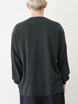 ULTERIOR 男士 FADED TWIST TENJIKU HENLEY-NECK TOP 圖片4