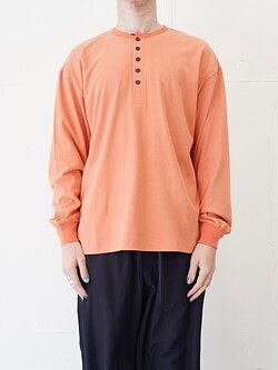 ULTERIOR 男士 FADED TWIST TENJIKU HENLEY-NECK TOP 圖片10