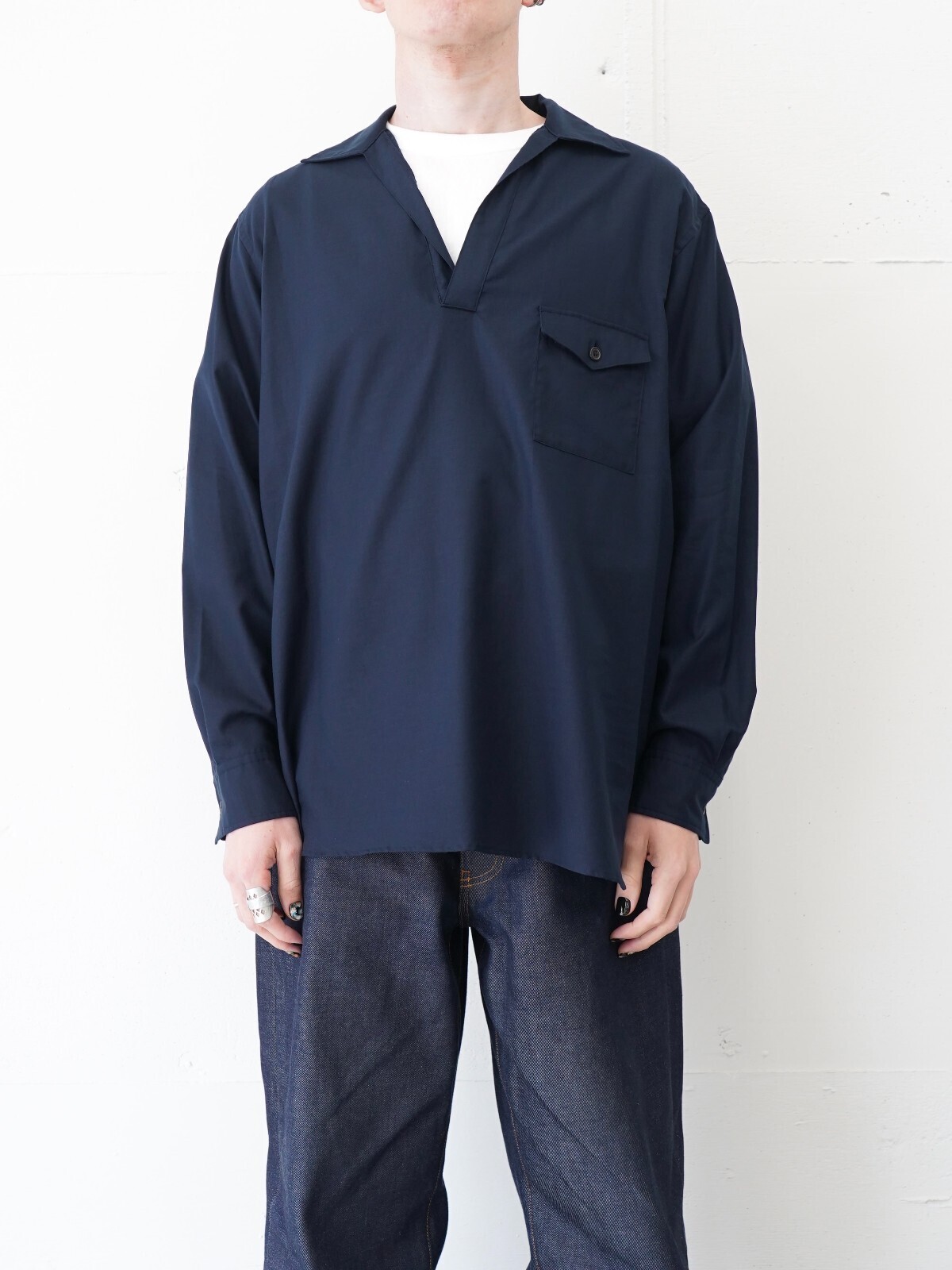 ULTERIOR MENS SILKY SOFT TWILL SKIPPER SHIRT IMAGE8