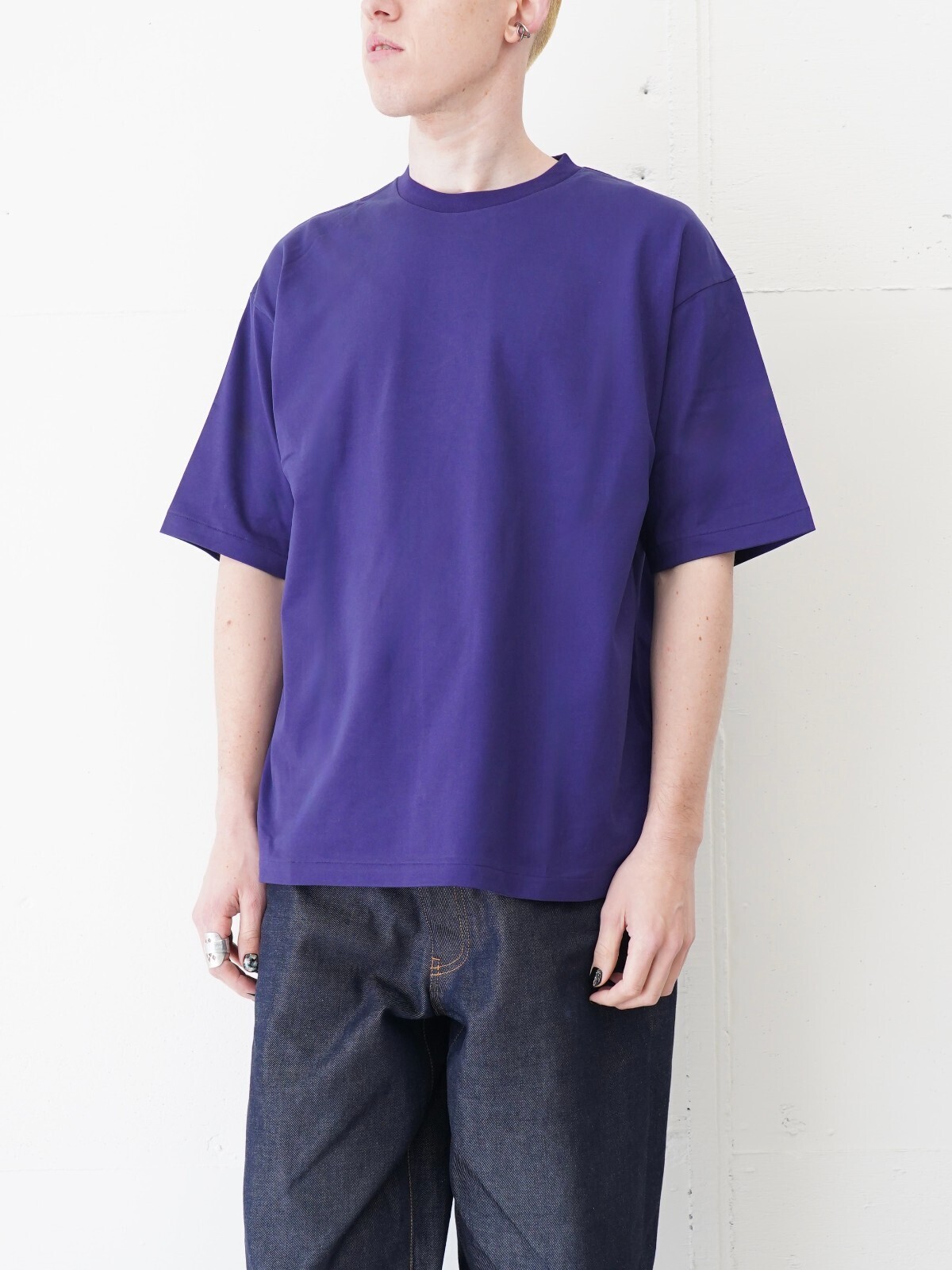 ULTERIOR MENS SUVIN SUEDED TENJIKU TEE IMAGE8