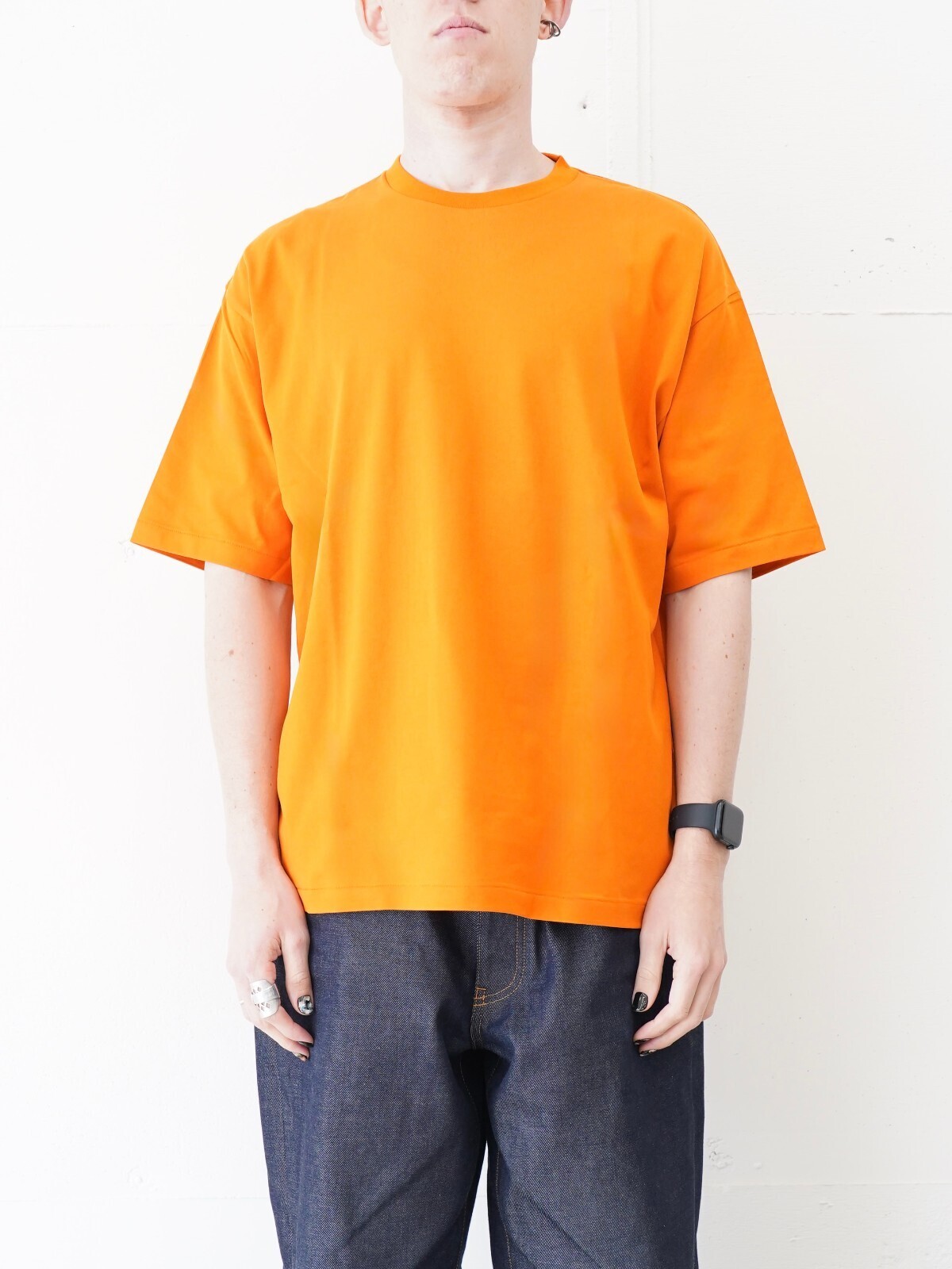ULTERIOR MENS SUVIN SUEDED TENJIKU TEE IMAGE1
