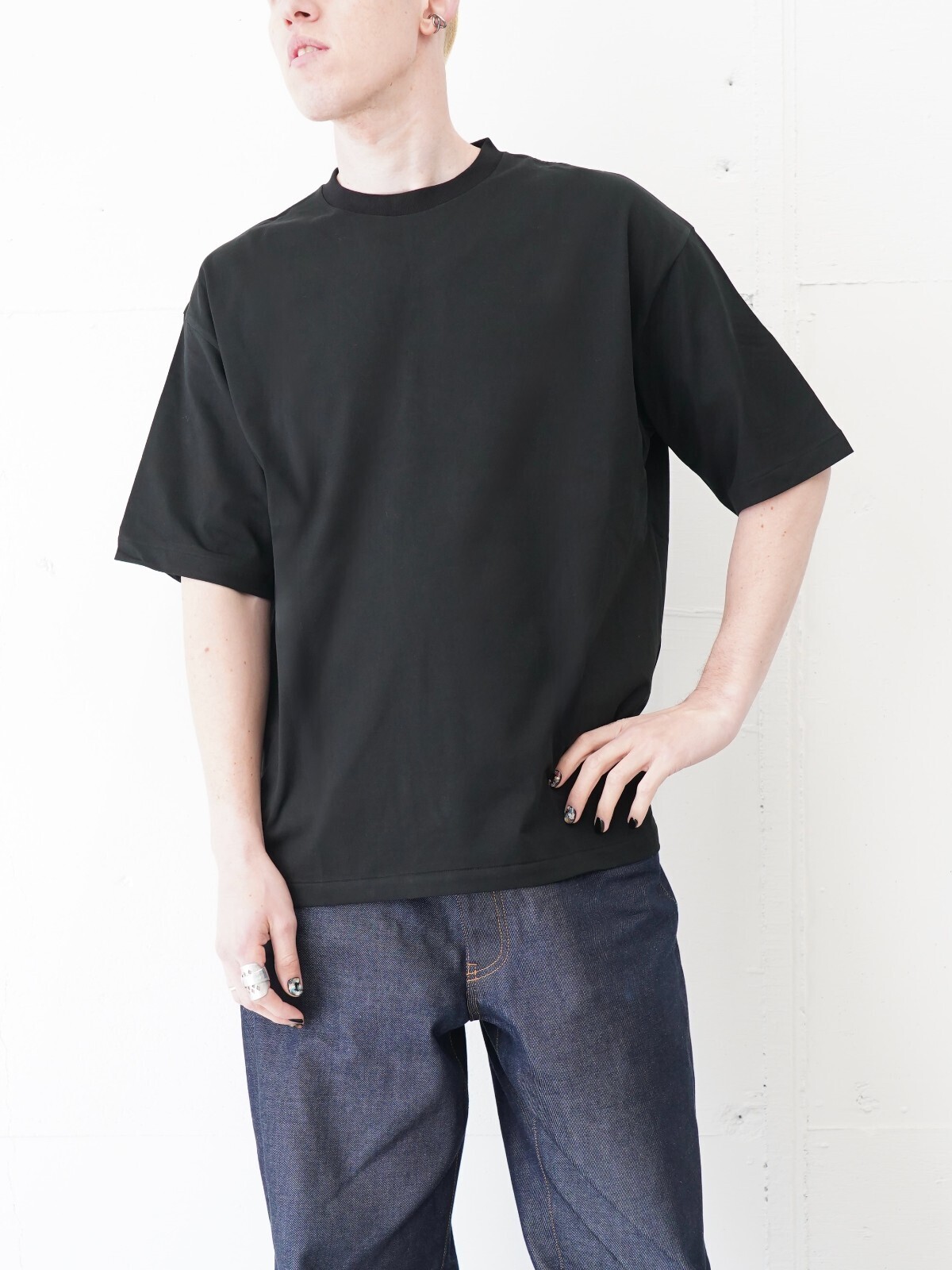 ULTERIOR MENS SUVIN SUEDED TENJIKU TEE IMAGE20
