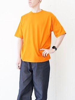 ULTERIOR MENS SUVIN SUEDED TENJIKU TEE IMAGE2