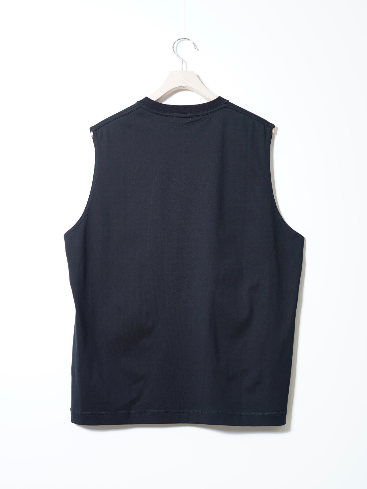 アルテリア メンズ スビンスエード テンジク スリーブレス ティ 画像2