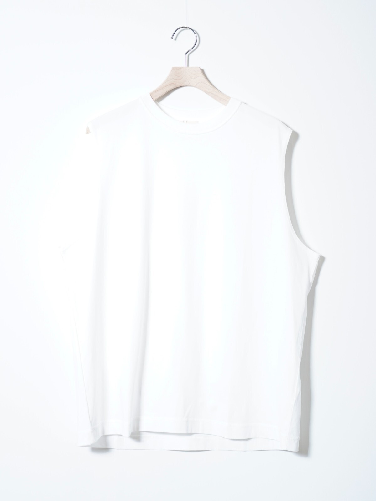 アルテリア メンズ スビンスエード テンジク スリーブレス ティ 画像3