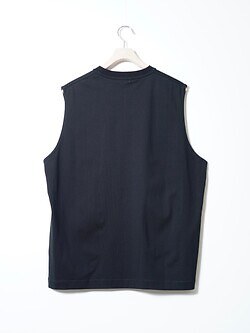 アルテリア メンズ スビンスエード テンジク スリーブレス ティ 画像2