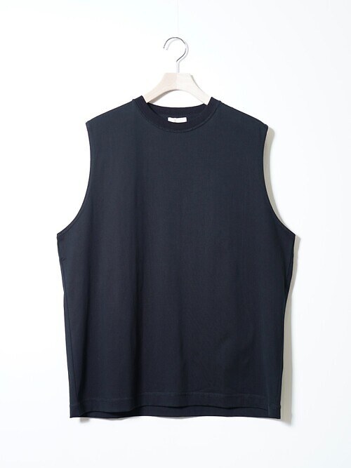 スビンスエード テンジク スリーブレス ティ｜アルテリア メンズ