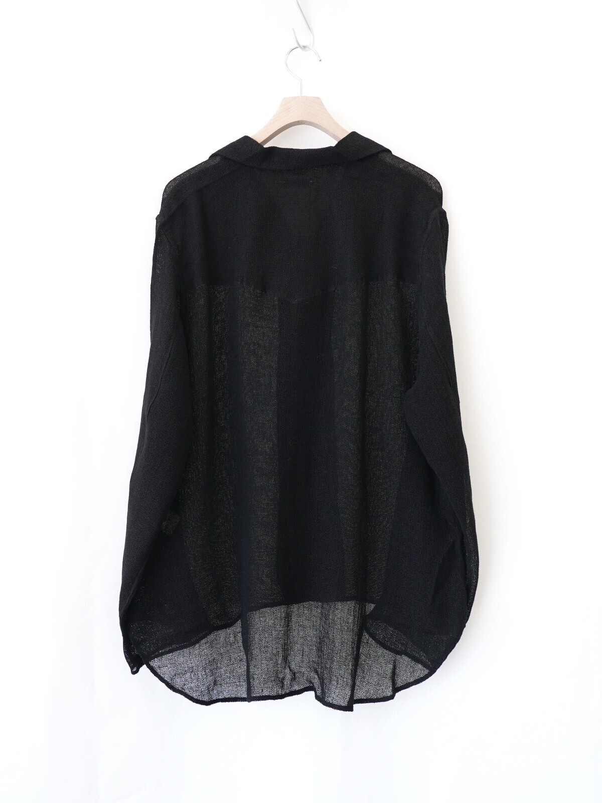 サバイ メンズ ラペルシャツ ビシュウ ジャパン  リネン レーヨンレノウェーブ  ファブ 画像9