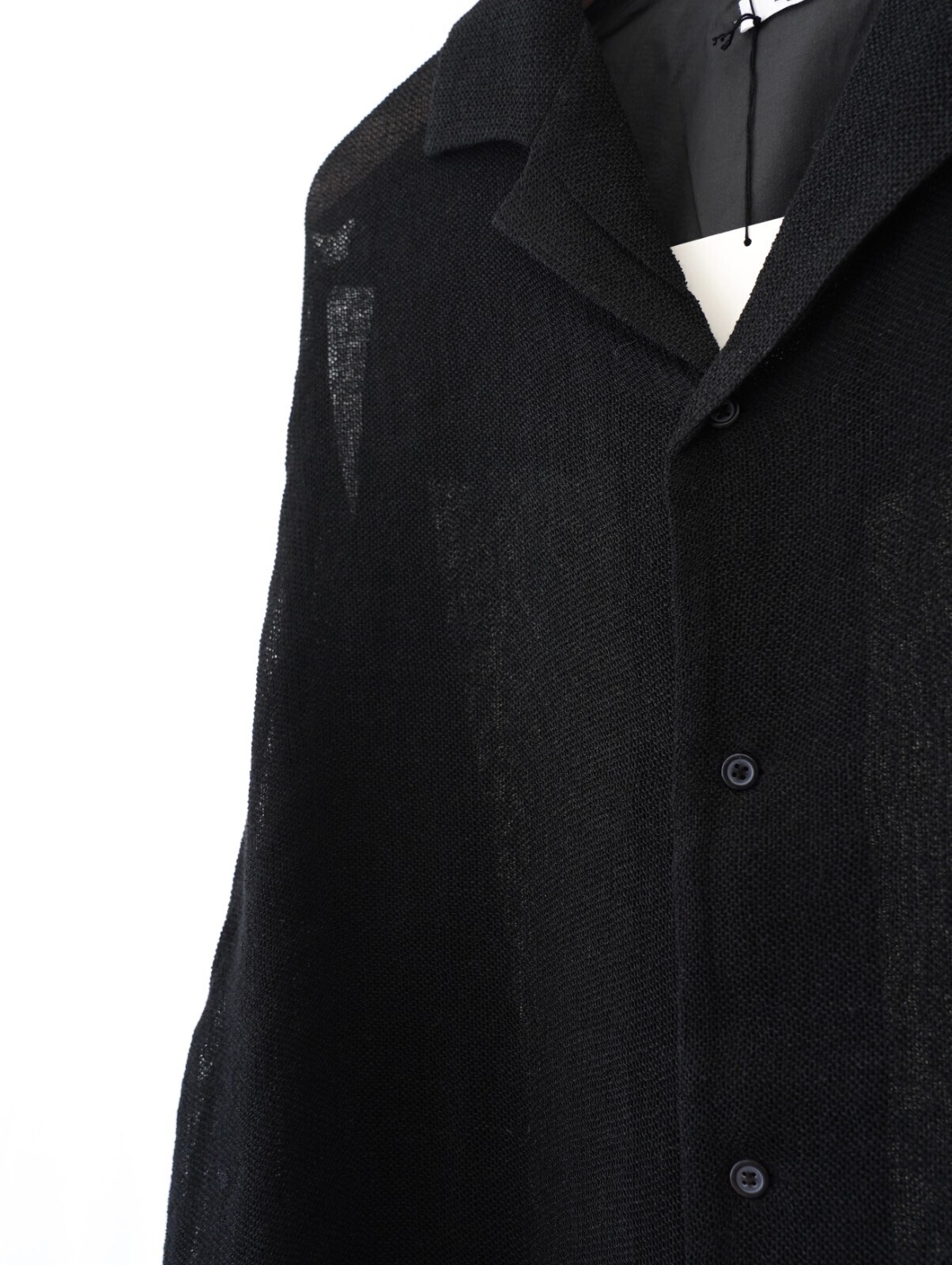 サバイ メンズ ラペルシャツ ビシュウ ジャパン  リネン レーヨンレノウェーブ  ファブ 画像10