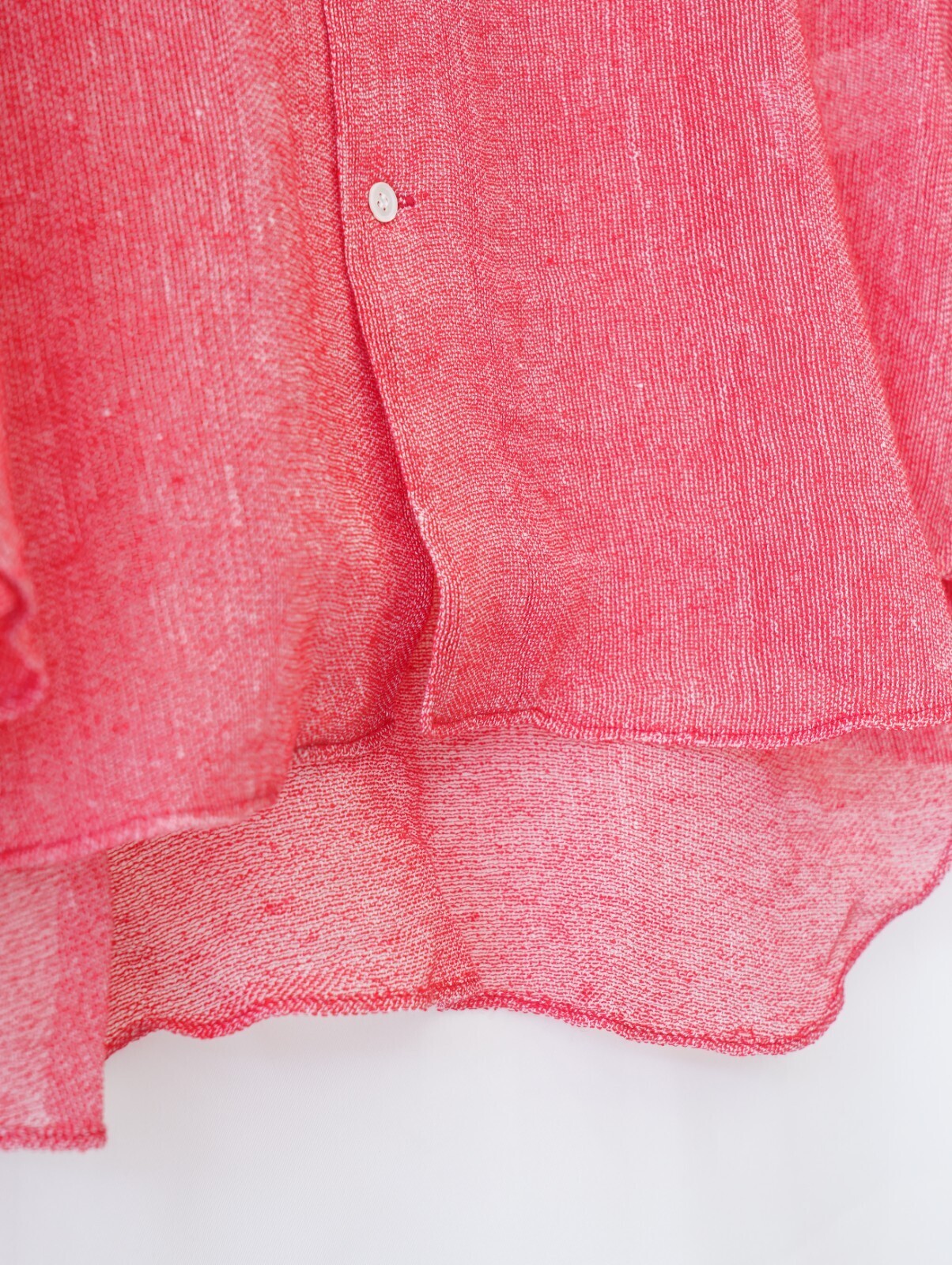 サバイ メンズ ラペルシャツ ビシュウ ジャパン  リネン レーヨンレノウェーブ  ファブ 画像4