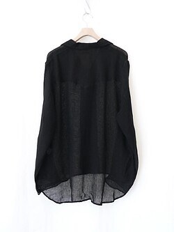 サバイ メンズ ラペルシャツ ビシュウ ジャパン  リネン レーヨンレノウェーブ  ファブ 画像9