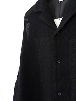 サバイ メンズ ラペルシャツ ビシュウ ジャパン  リネン レーヨンレノウェーブ  ファブ 画像10