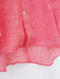 サバイ メンズ ラペルシャツ ビシュウ ジャパン  リネン レーヨンレノウェーブ  ファブ 画像4