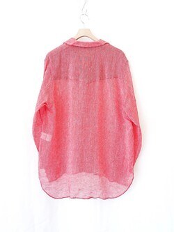 サバイ メンズ ラペルシャツ ビシュウ ジャパン  リネン レーヨンレノウェーブ  ファブ 画像2