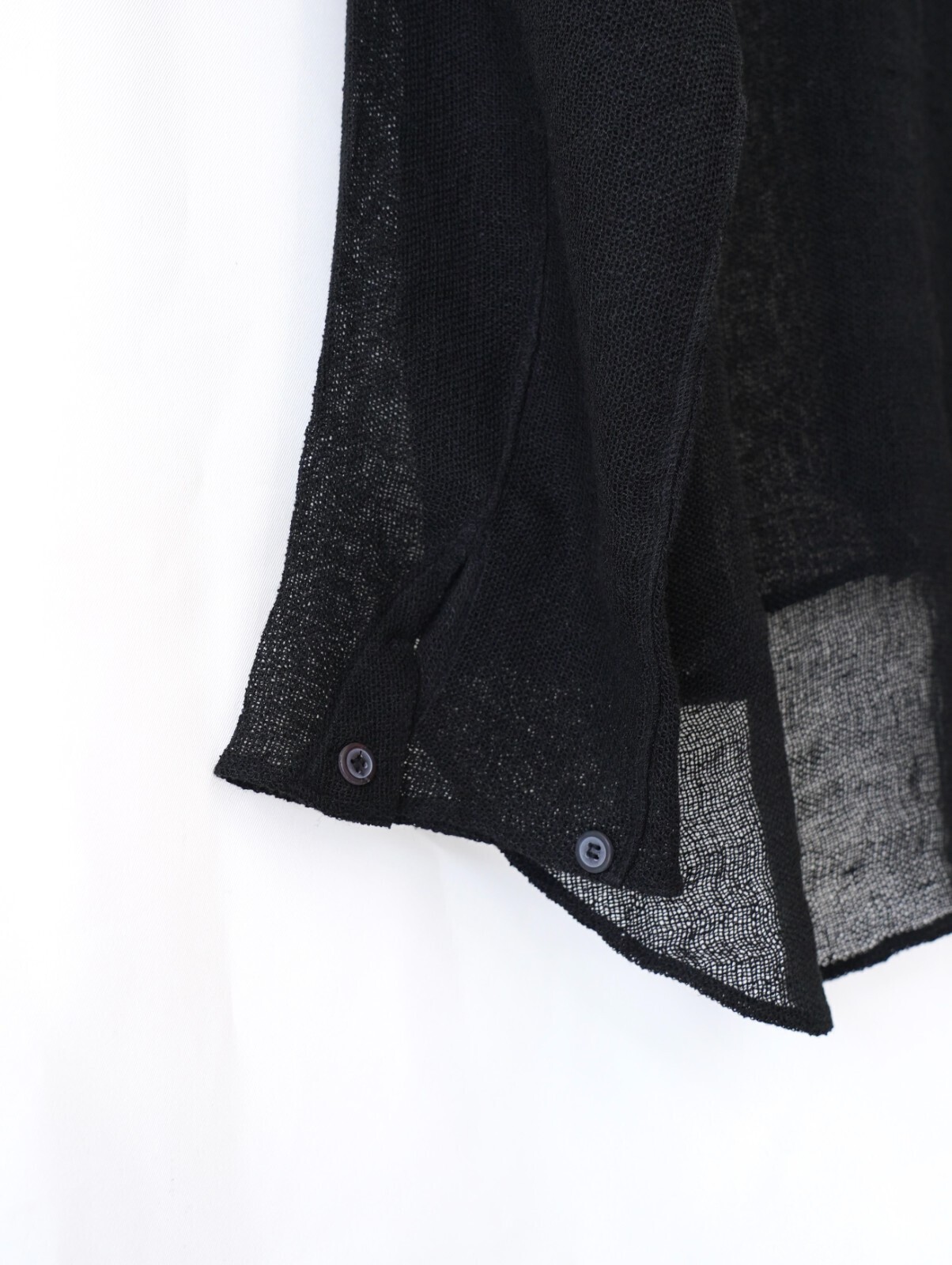 サバイ メンズ ラペルシャツ ビシュウ ジャパン  リネン レーヨンレノウェーブ  ファブ 画像11