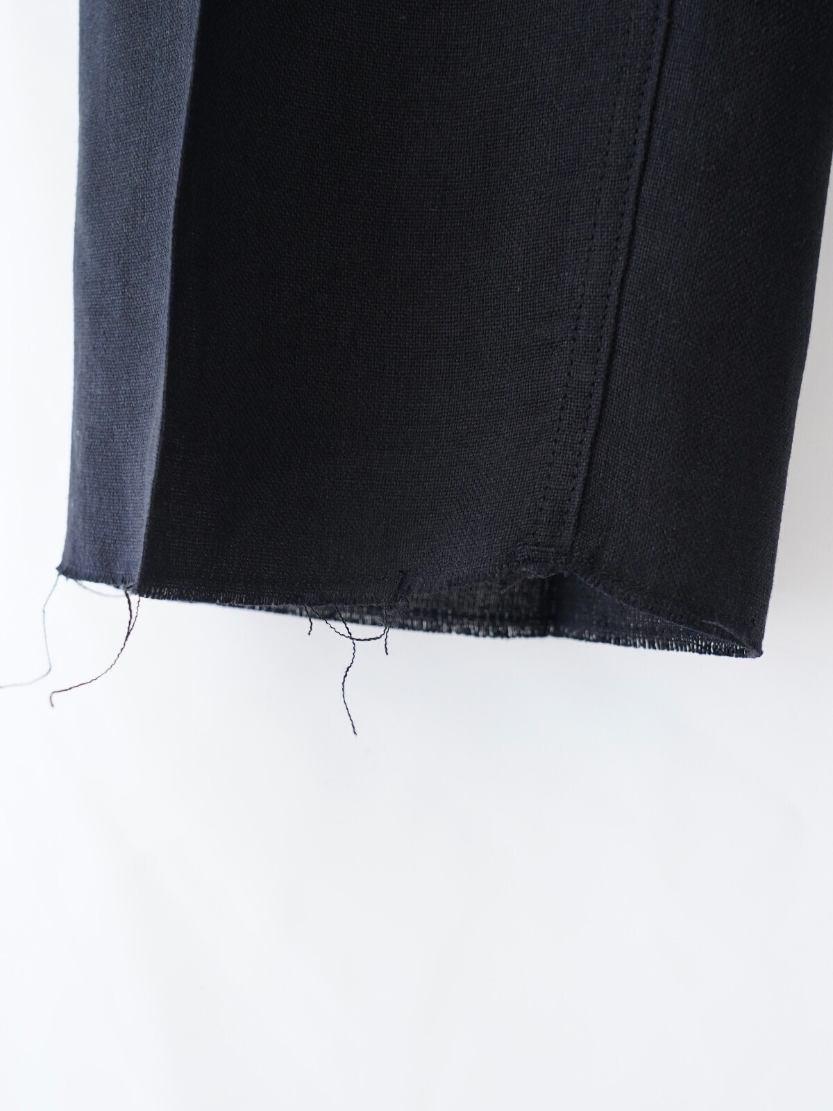 saby MENS TUCK-BAGGY TYPE 2 - Bishu Japan Linen Canvas FAB - IMAGE12